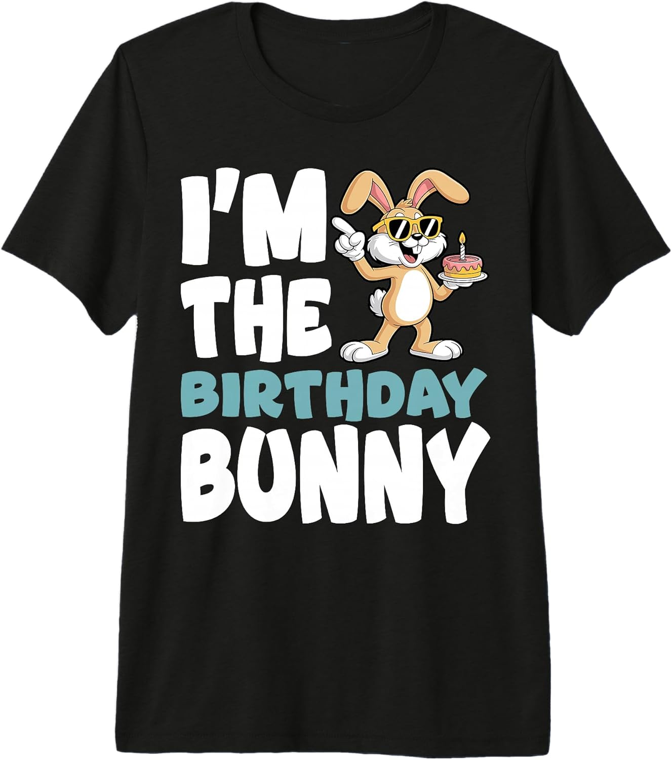I'm The Birthday Bunny Party Easter Matching Family Premium Tri-Blend T-Shirt