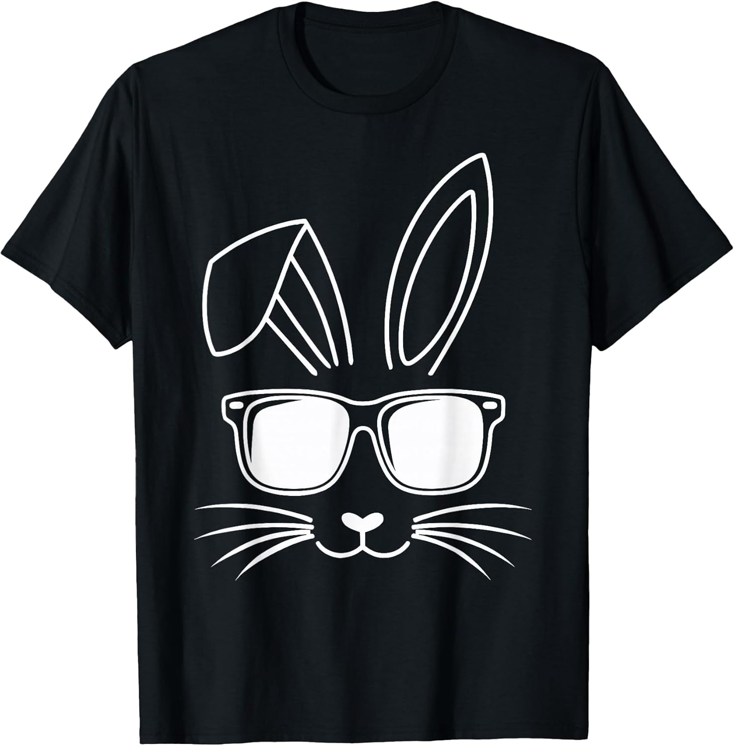 Cool Easter Bunny face with Sunglasses T-Shirt