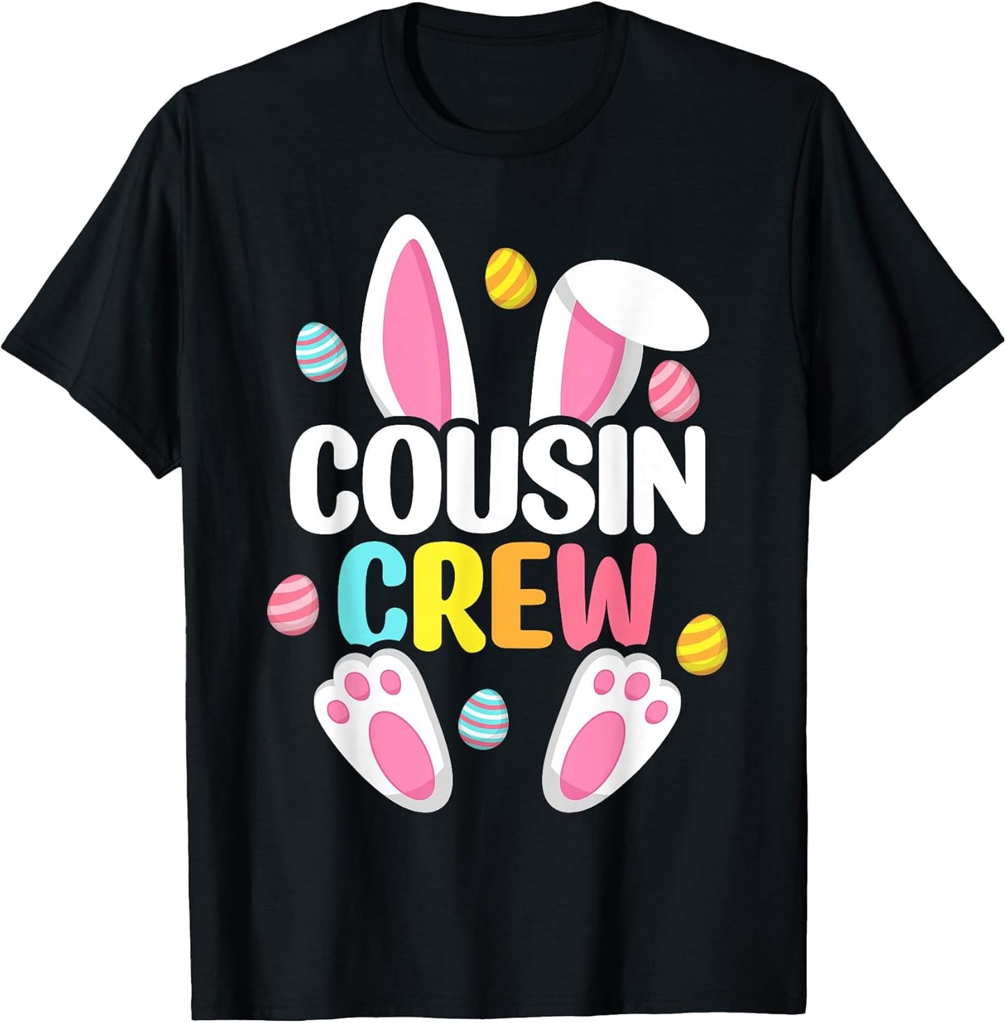 Cousin Crew Easter Bunny Family Matching Toddler Boys Girls T-Shirt Small
