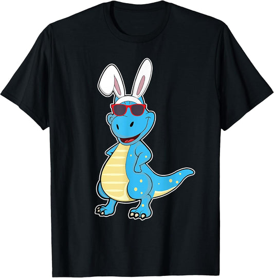 Easter Dinosaur T-rex Bunny T-Shirt