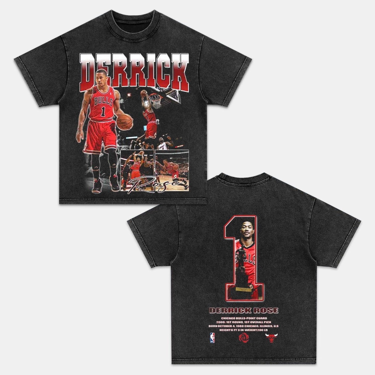 DERRICK ROSE TEE 2.0 Style001