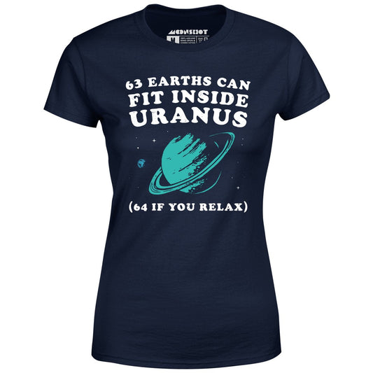 63 Earths Can Fit Inside Uranus - Women's T-Shirt