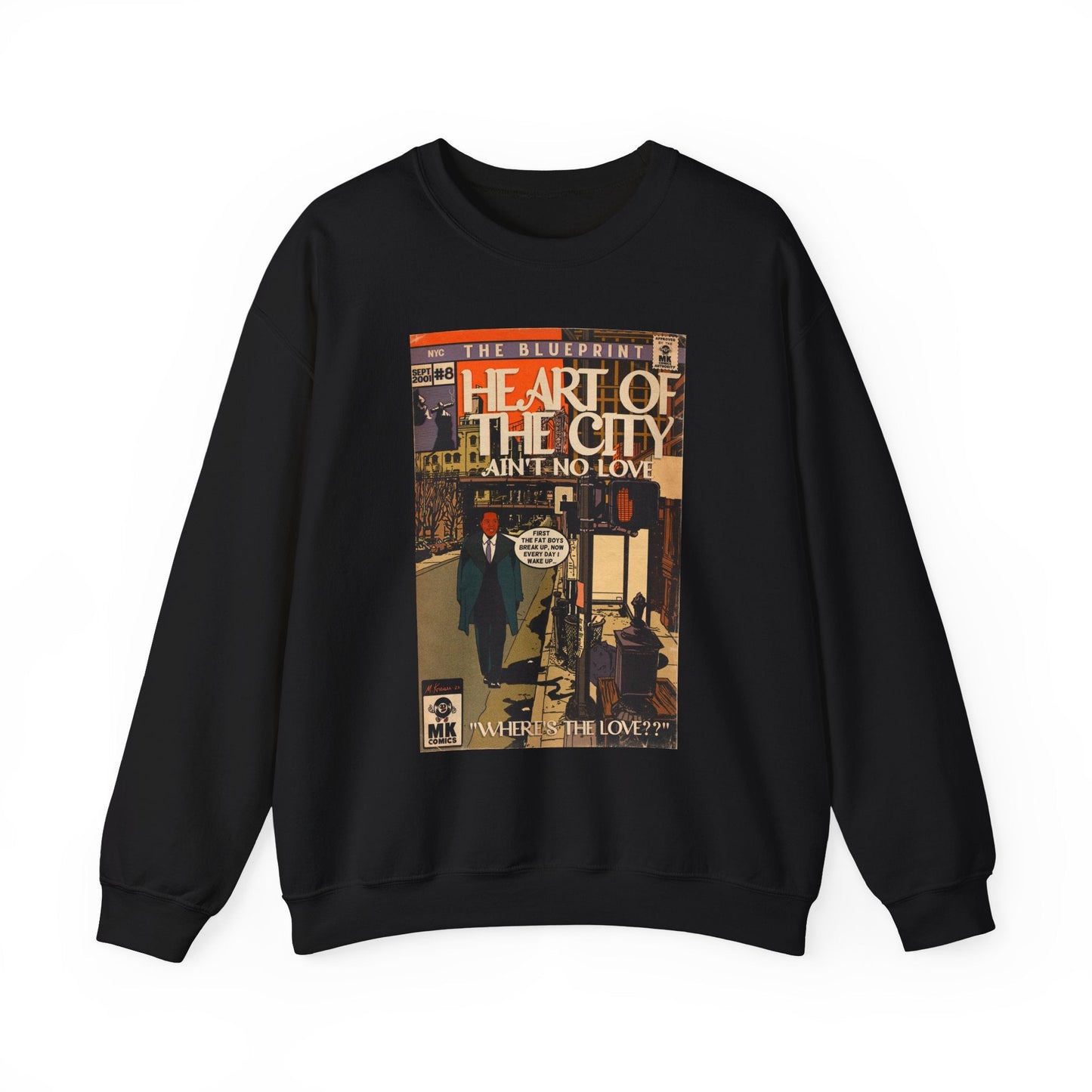 Heart of the City - Unisex Heavy Blendâ„¢ Crewneck Sweatshirt