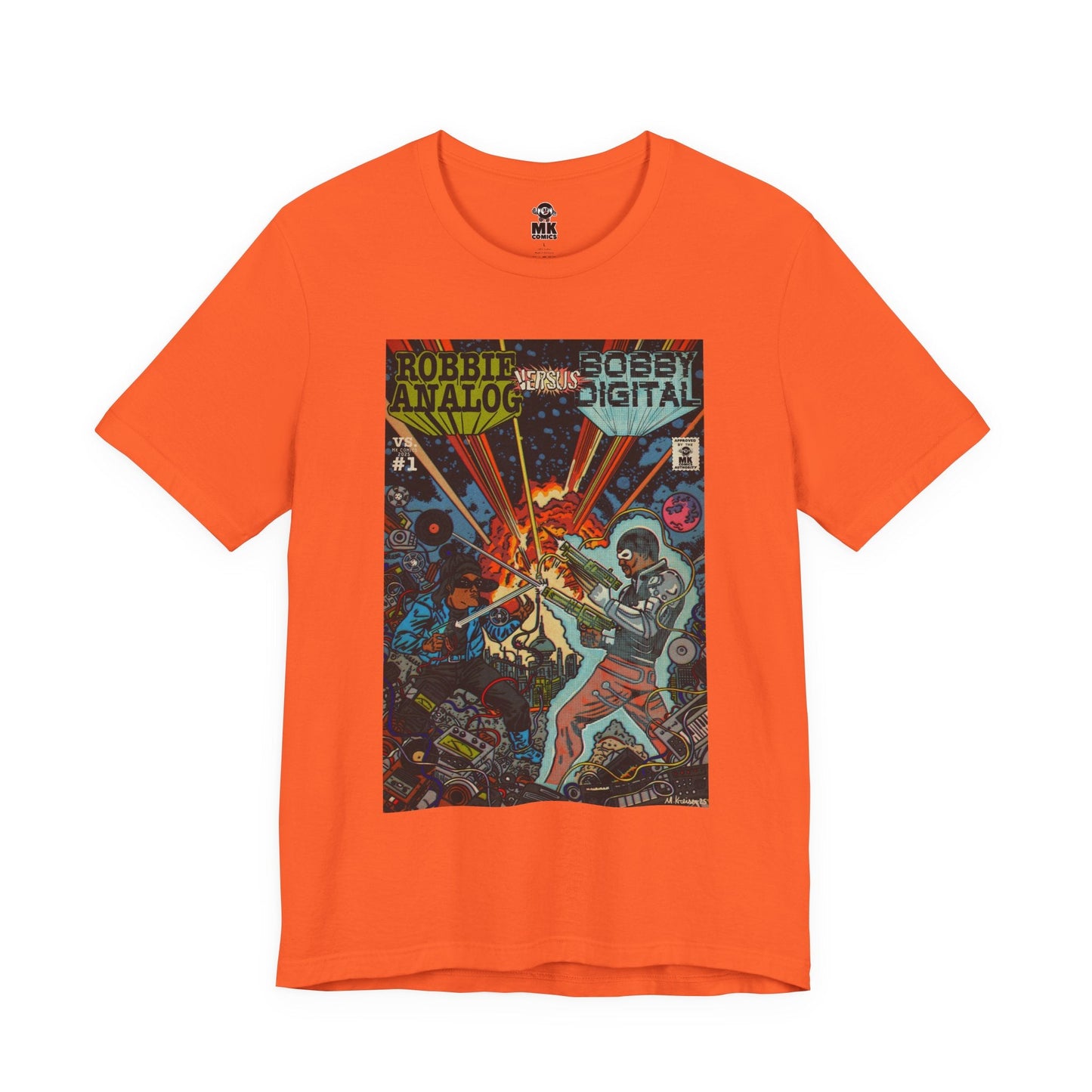 Analog vs. Digital - Unisex Jersey Short Sleeve Tee