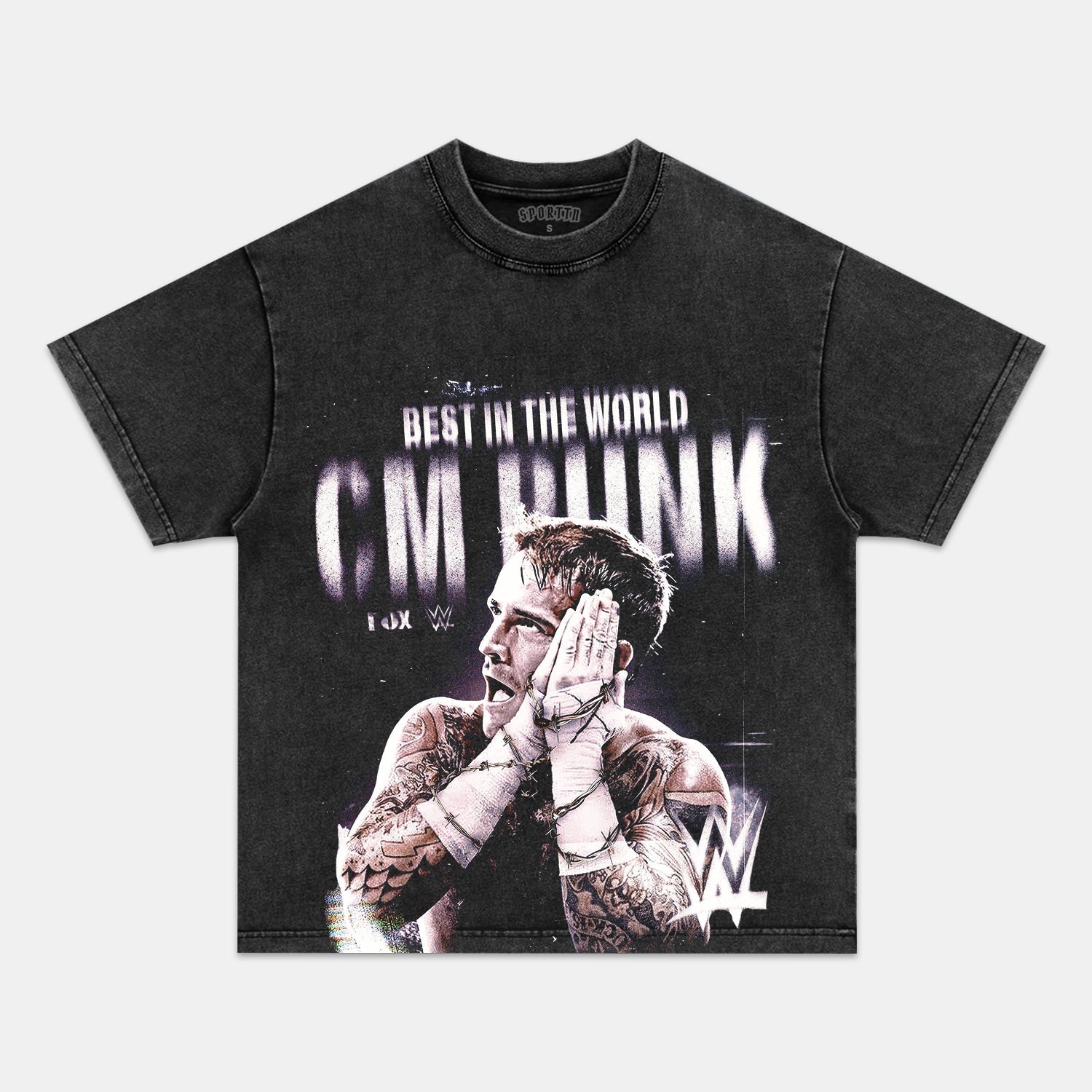 CM PUNK TEE 2 - clothing by TeeHivey.com (Image 1)