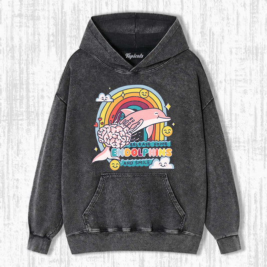 JUMPING DOLPHIN HOODIE - clothing by TeeHivey.com
