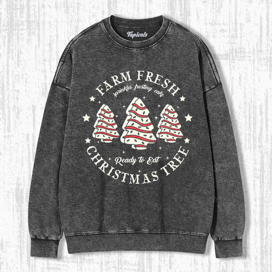 FARM FRESH CHRISTMAS T-SHIRT - clothing by TeeHivey.com (Image 1)