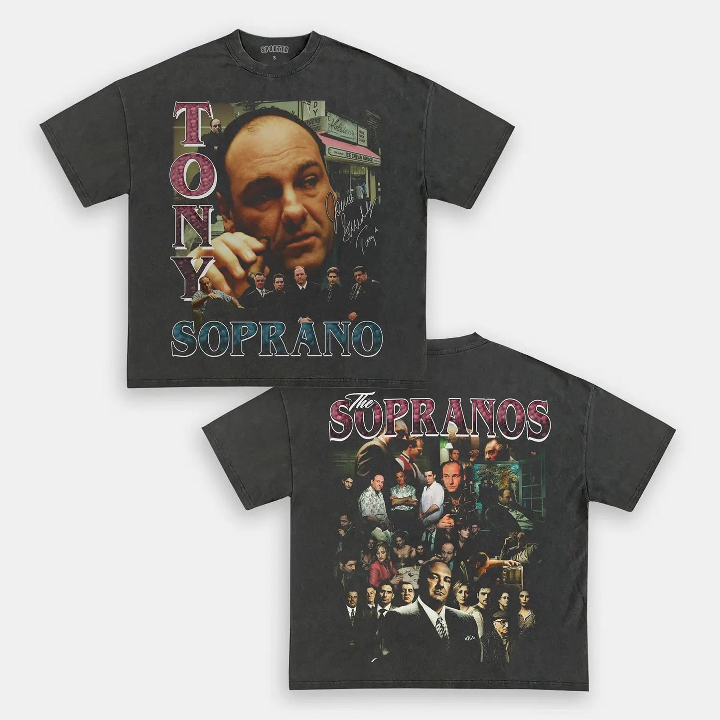 TONY SOPRANO TEE V2 - clothing by TeeHivey.com (Image 2)