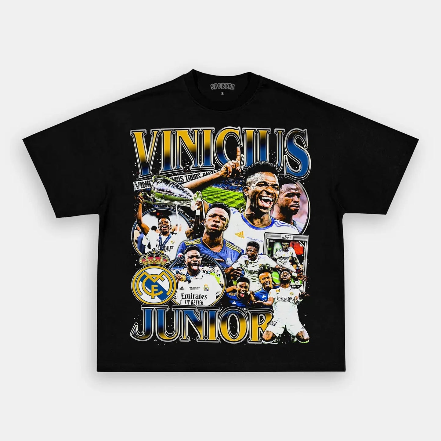 VINICIUS JR V2 TEE Style001 - clothing by TeeHivey.com (Image 1)