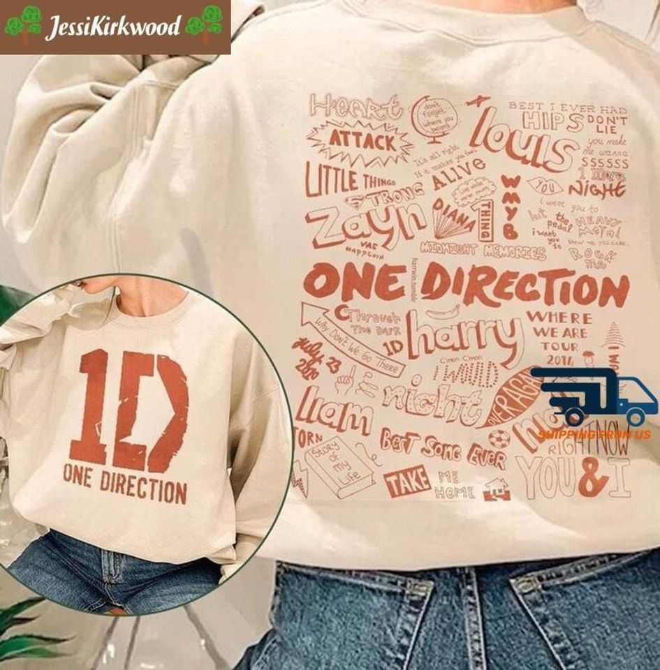 One Direction Midnight Memories Double-Sided Sweatshirt - Black 4T Activewear for Fans - Unisex Tour Merchandise