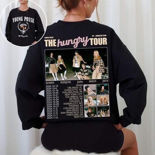 Young Posse The Hungry Tour Sweatshirt, Young Posse Ate That Album Sweatshirt