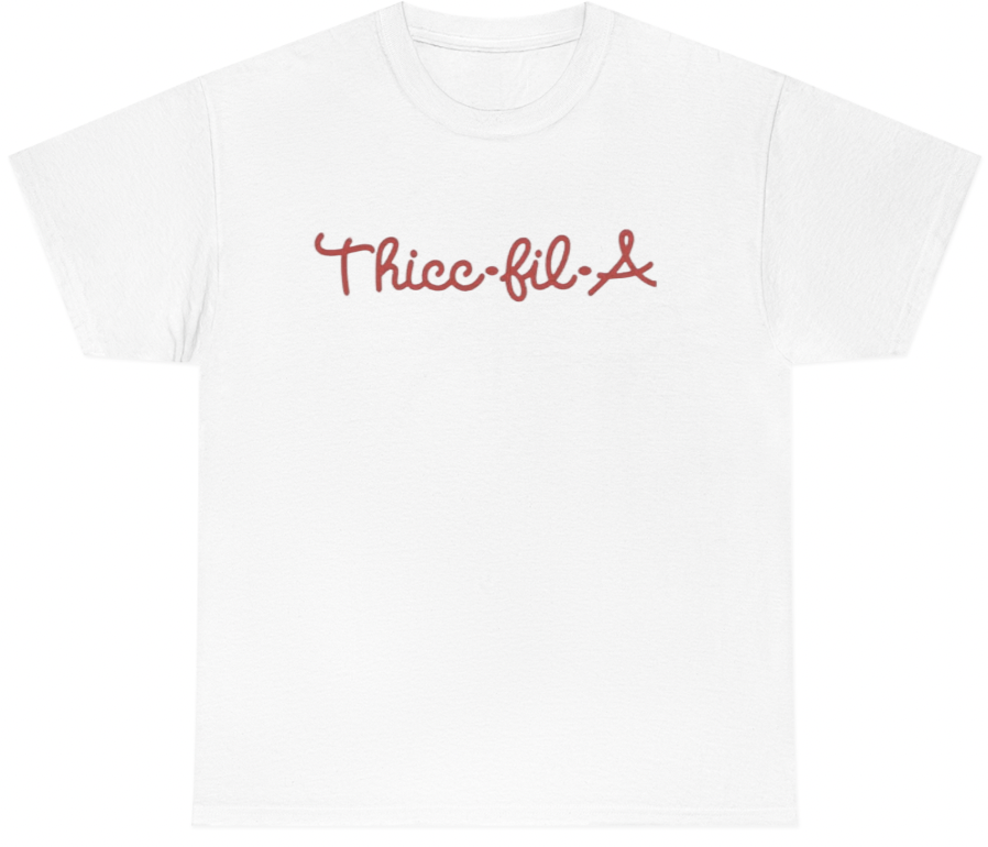 Thicc-fil-A Tee - clothing by TeeHivey.com (Image 1)
