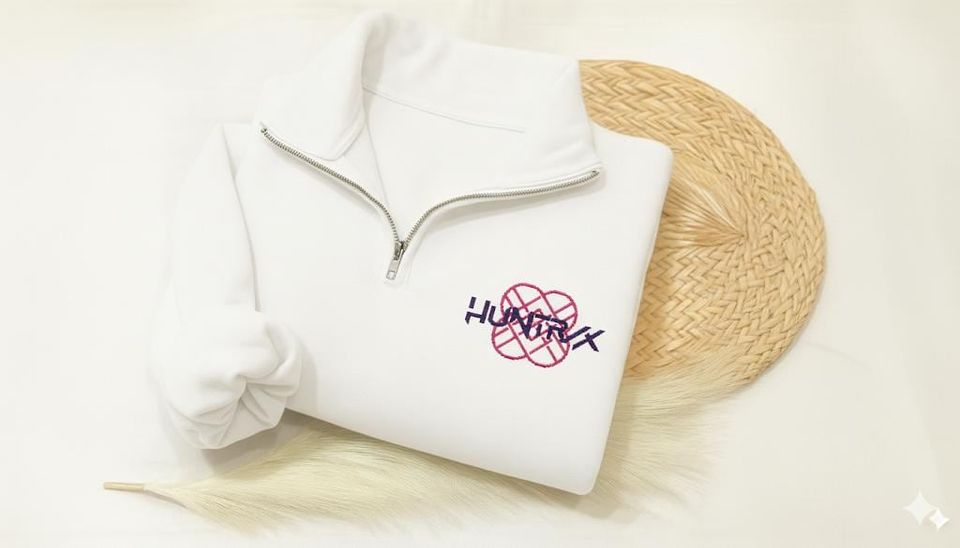 Huntrix Embroidered Zip Sweatshirt, Kpop Demon Hunters Characters Shirt