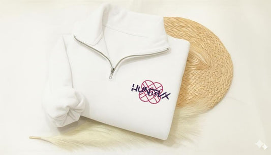 Huntrix Embroidered Zip Sweatshirt, Kpop Demon Hunters Characters Shirt