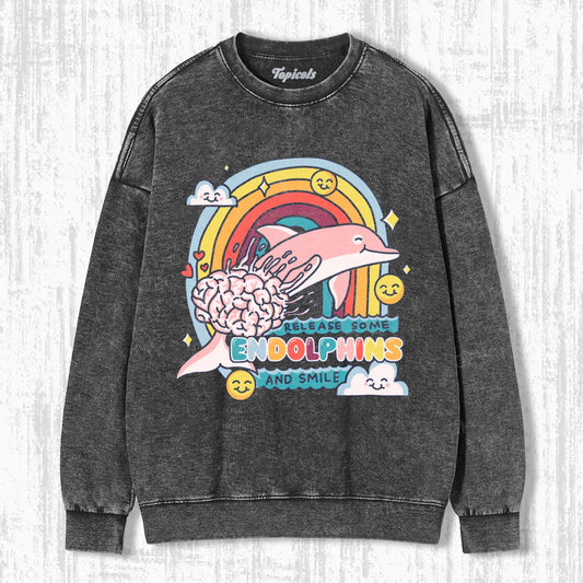 JUMPING DOLPHIN SWEATSHIRTS - clothing by TeeHivey.com