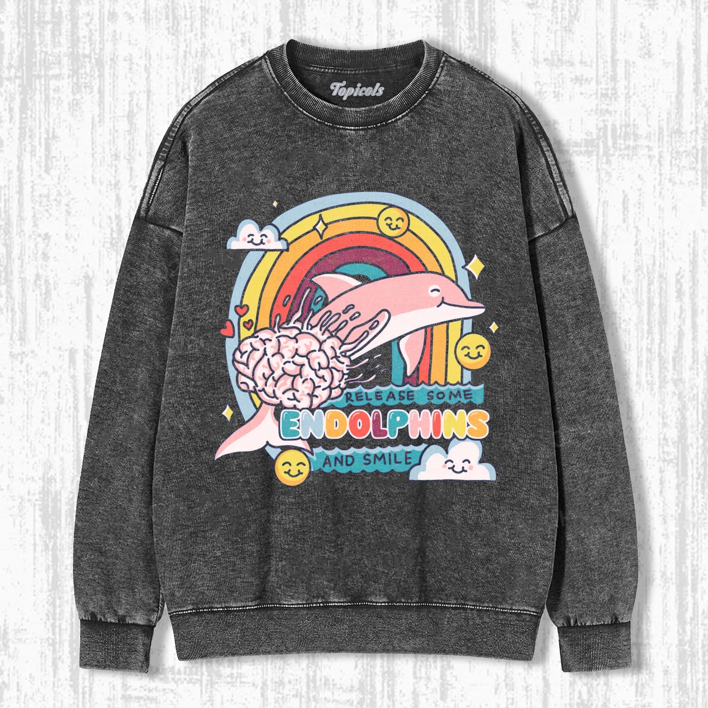 JUMPING DOLPHIN T-SHIRT - clothing by TeeHivey.com (Image 2)