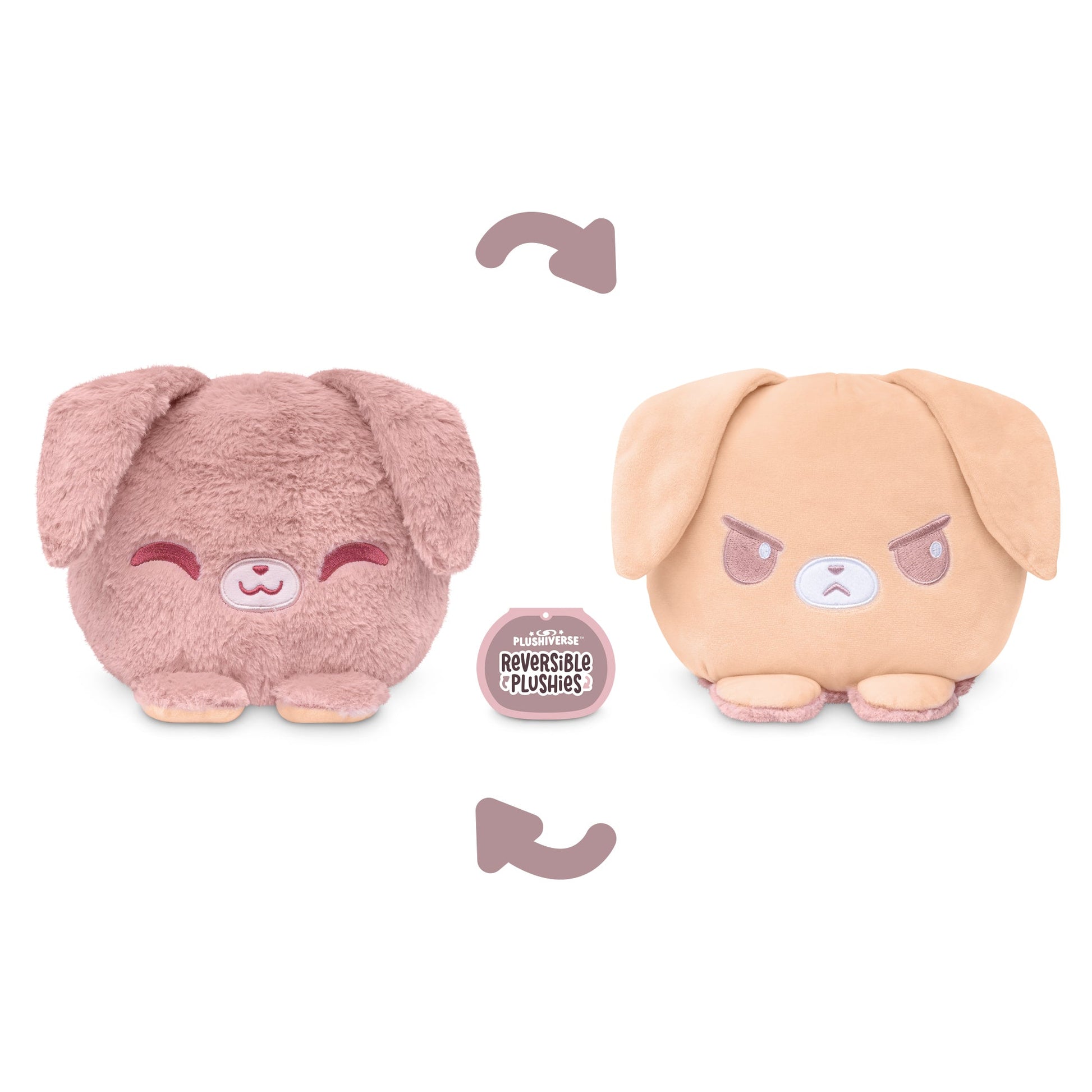 Comfy & Cozy Bunny 6" Reversible Plushie