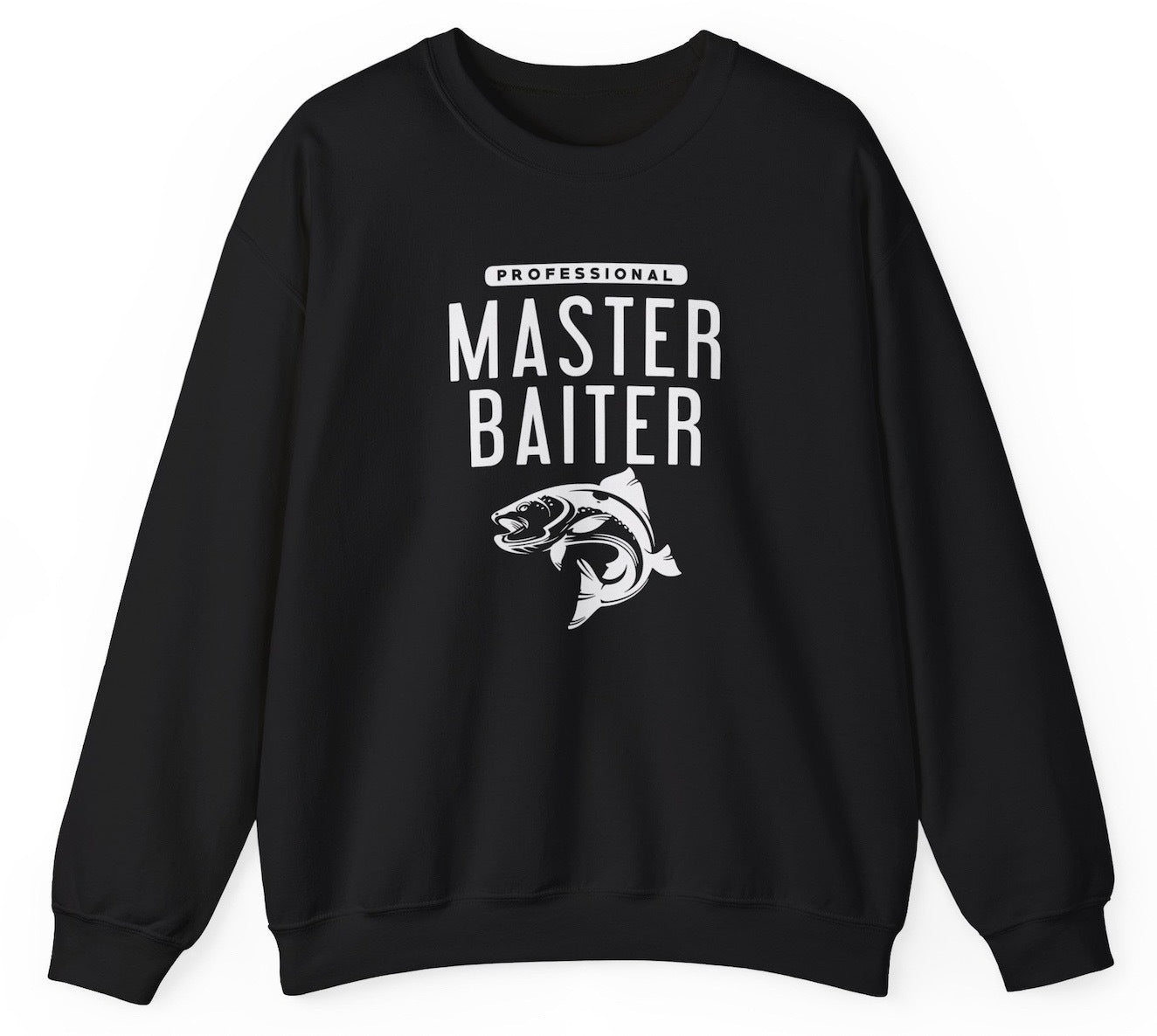 Master Baiter Sweatshirt - clothing by TeeHivey.com (Image 1)