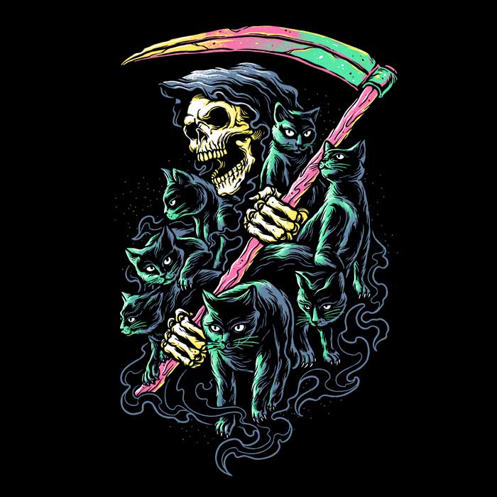 7 Deadly Cats - Men's Apparel