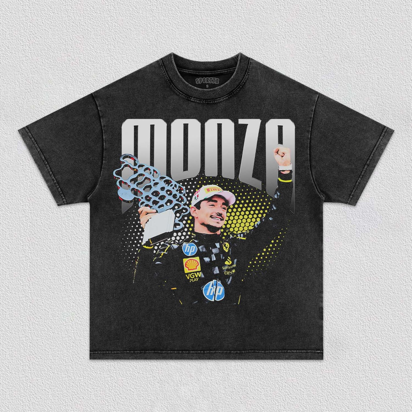 CHARLES LECLERC MONZA TEE Style001 - clothing by TeeHivey.com (Image 4)