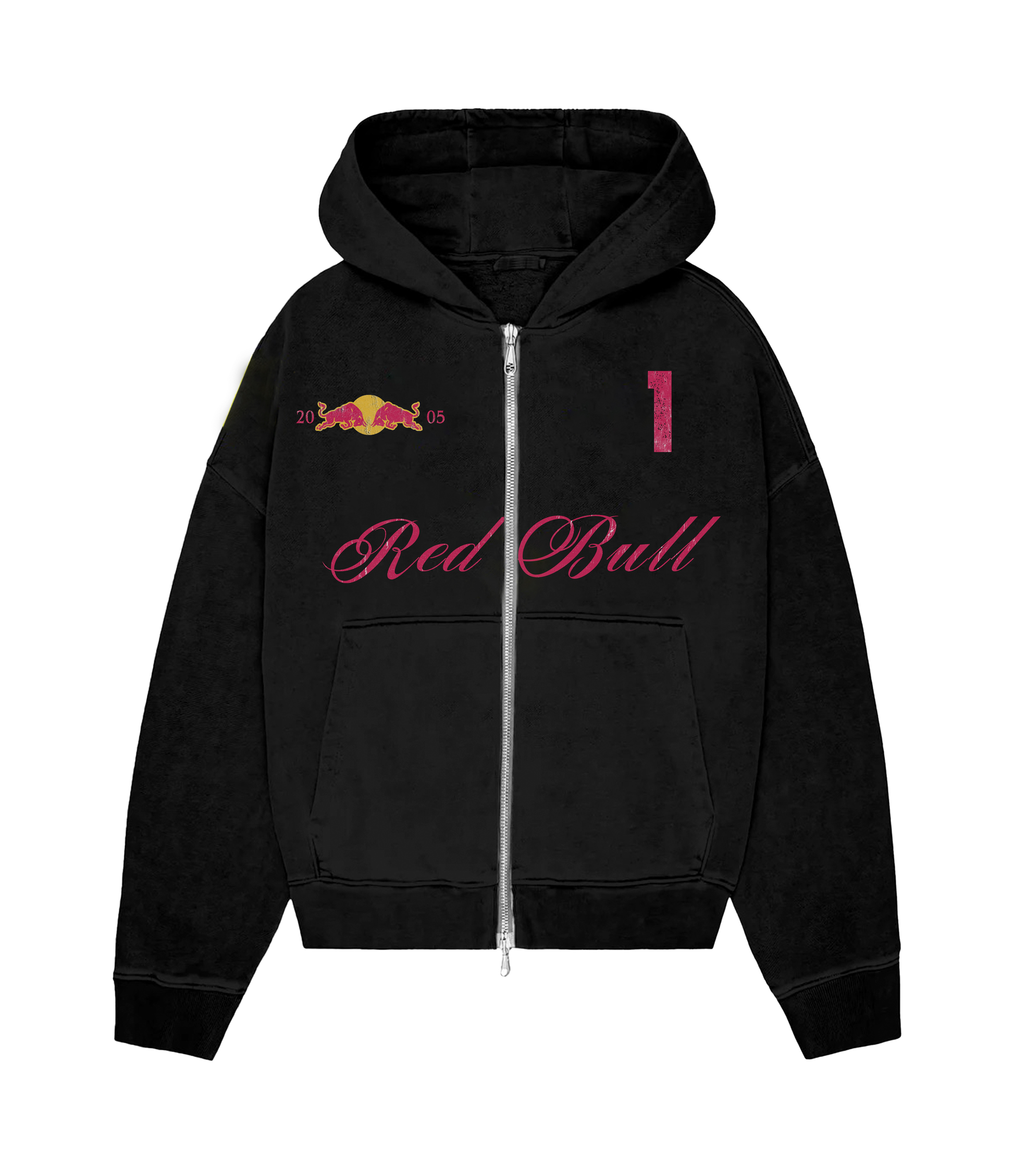REDBULL ZIP HOODIE - clothing by TeeHivey.com (Image 1)