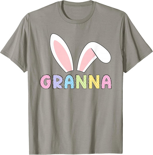 Cute Granna Happy Easter Bunny Matching Family Outfit T-Shirt
