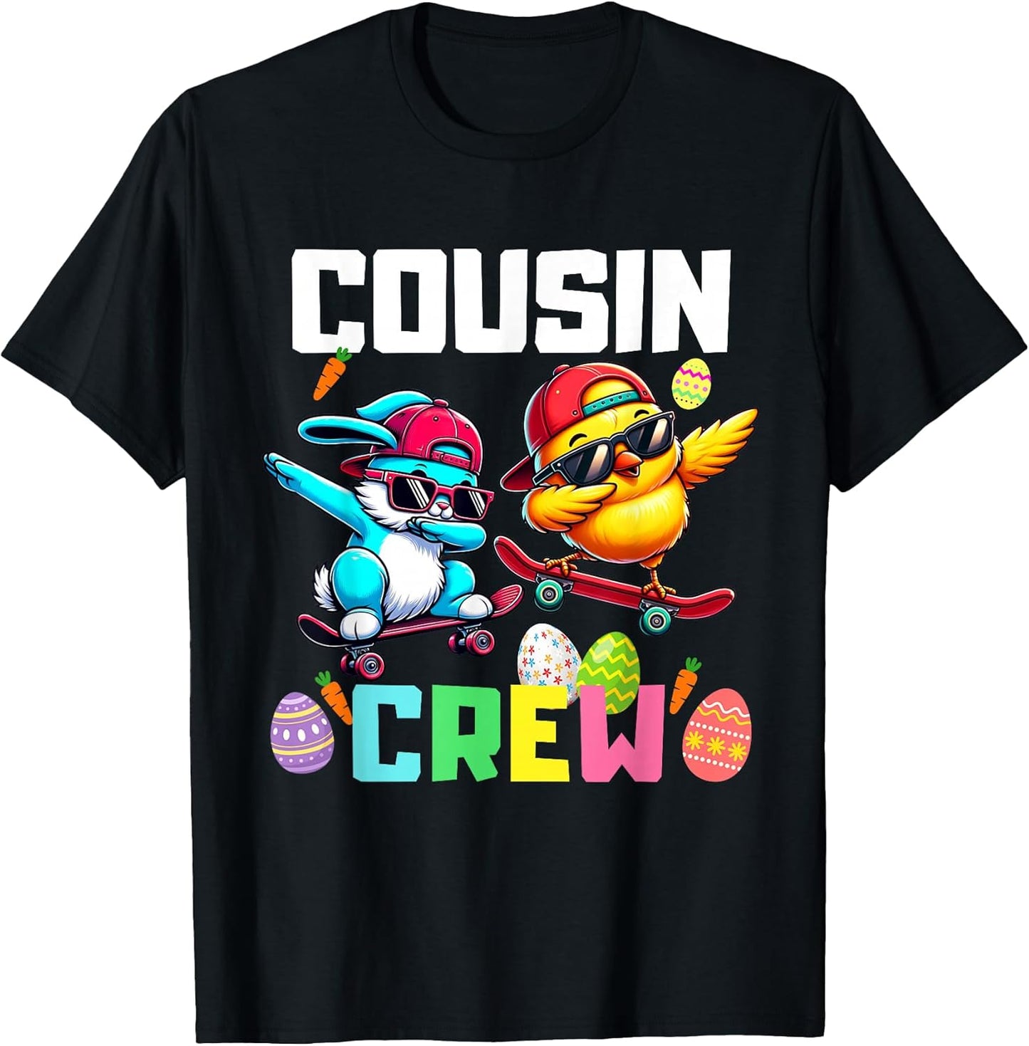 Cousin Crew Easter Bunny Family Matching Boys Girls Toddler T-Shirt