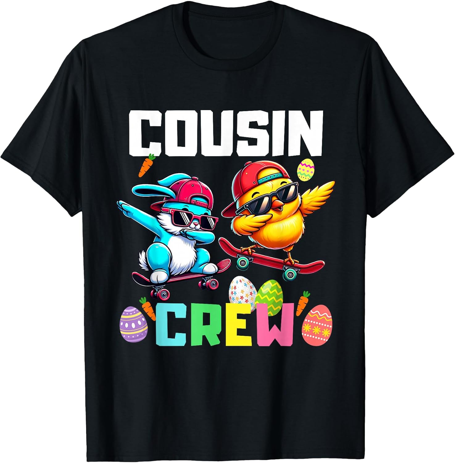 Cousin Crew Easter Bunny Family Matching Boys Girls Toddler T-Shirt