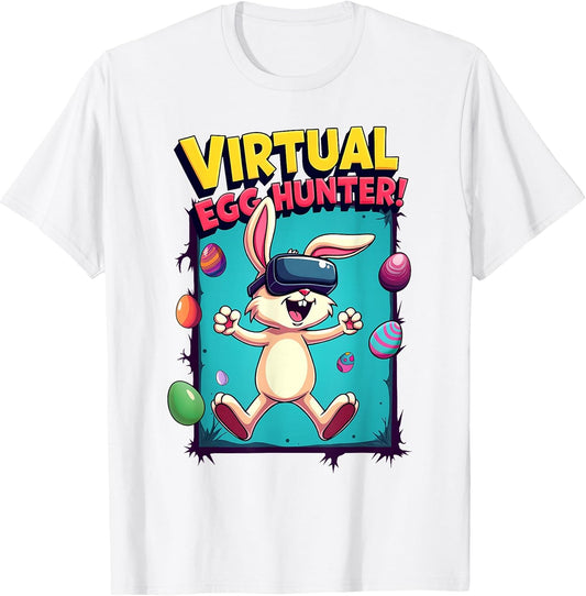 Virtual Egg Hunter - Funny Bunny VR | Easter Gamer T-Shirt
