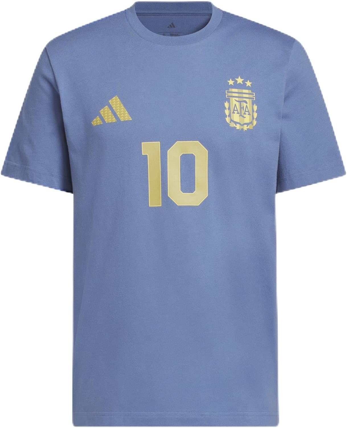 Argentina Home Messi #10 Men's Graphic Tee 26 - Blue