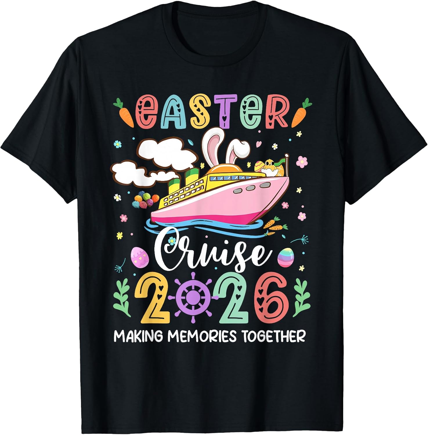 Easter Cruise 2026 Matching Family Cruising Crew Squad Group T-Shirt