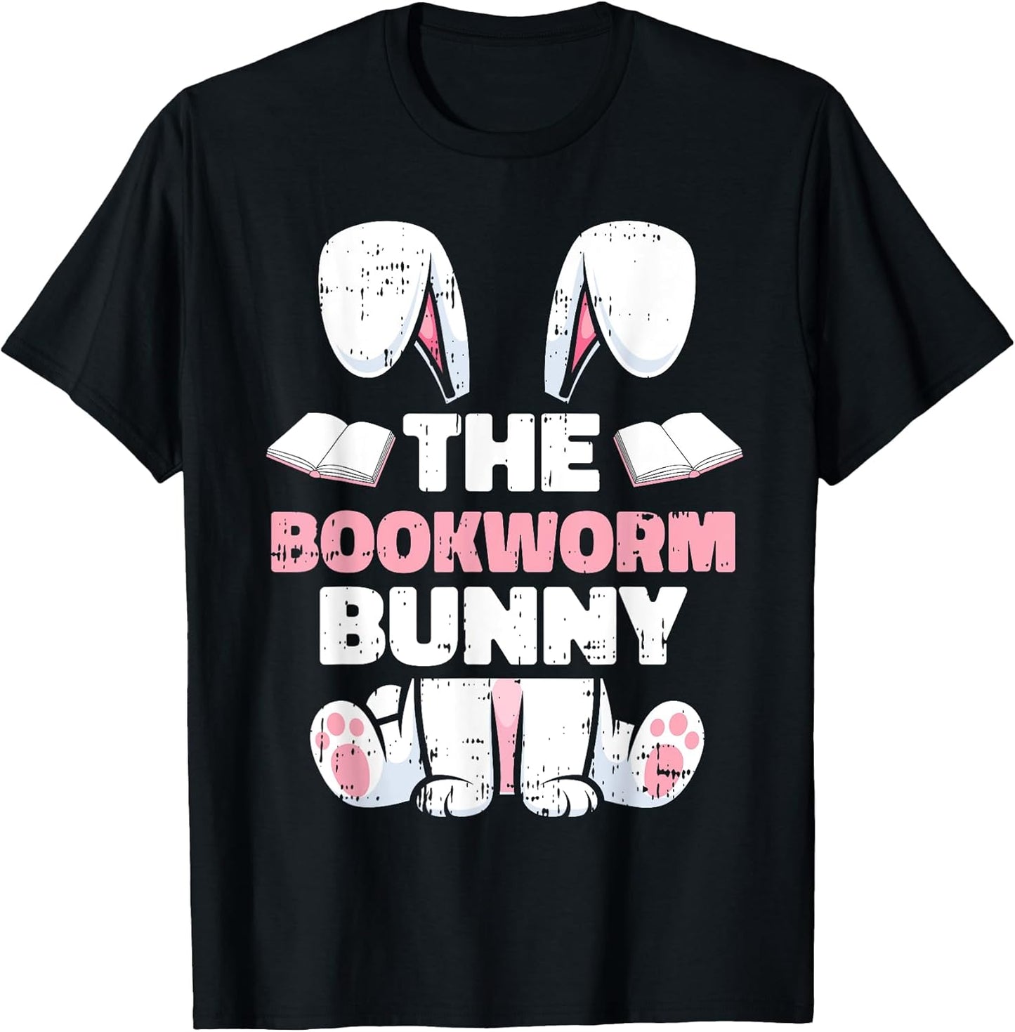 Bookworm Bunny Easter Family Matching Spring Men Women Kids T-Shirt