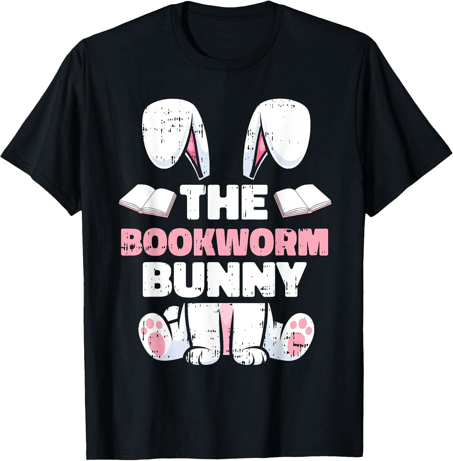 Bookworm Bunny Easter Family Matching Spring Men Women Kids T-Shirt