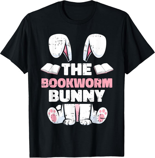 Bookworm Bunny Easter Family Matching Spring Men Women Kids T-Shirt