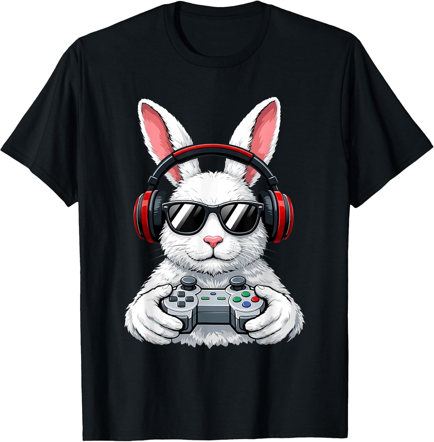 Easter Video Game Bunny Eggs Hunt Game Kiver Boys Men Kids T-Shirt