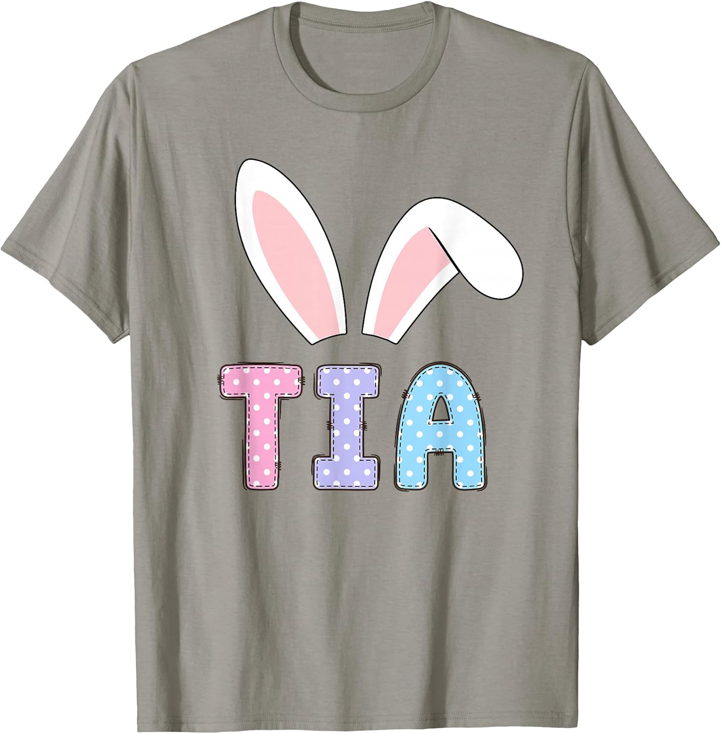 Cute Tia Happy Easter Bunny Matching Family Outfit T-Shirt