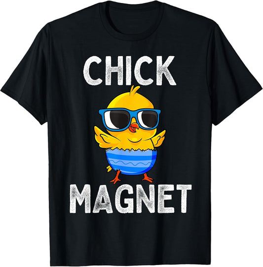 Chick Magnet Funny Easter Cute Chicken Lovers Boys T-Shirt