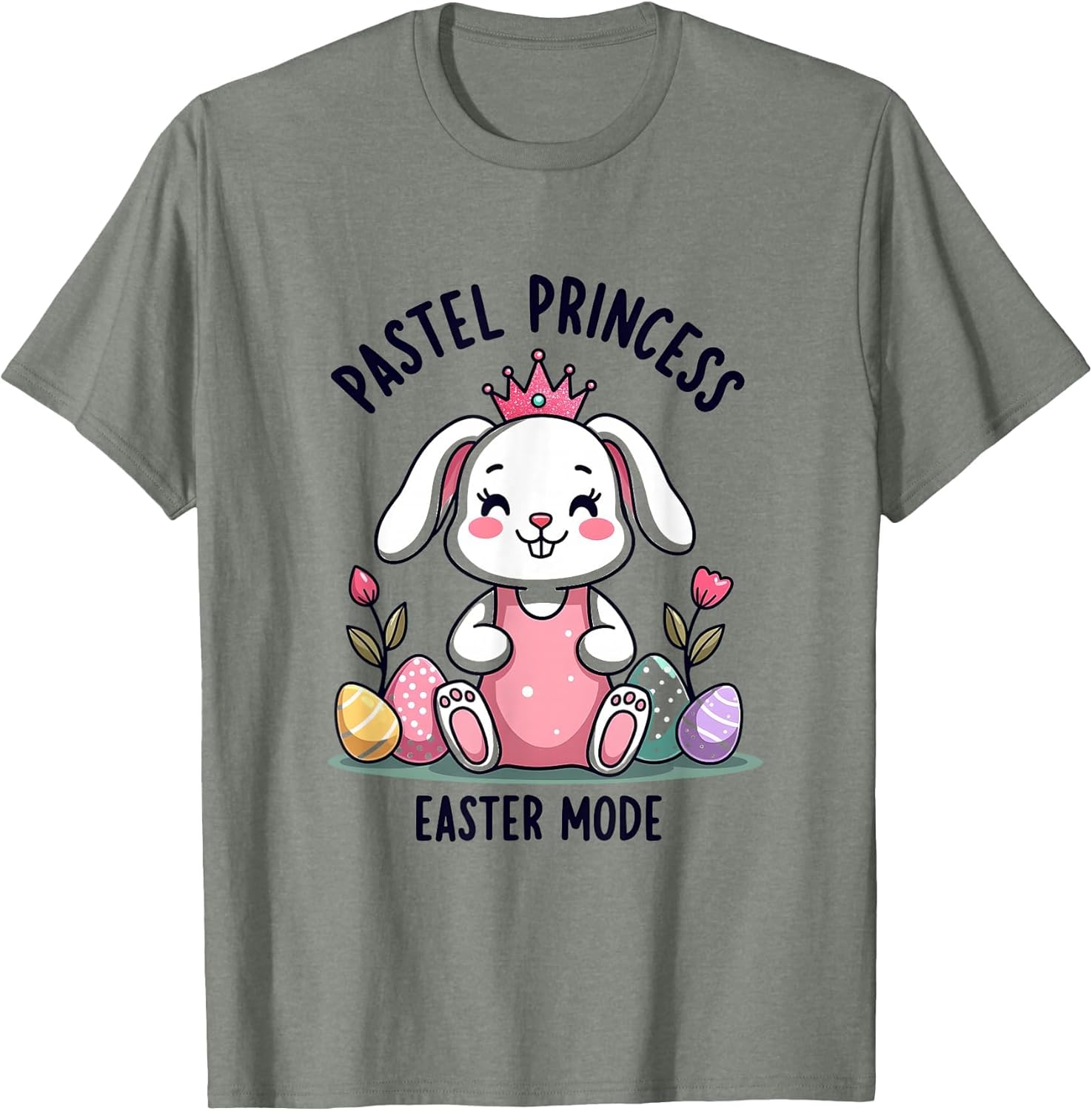 Pastel Princess Easter Mode Girl Design T-Shirt
