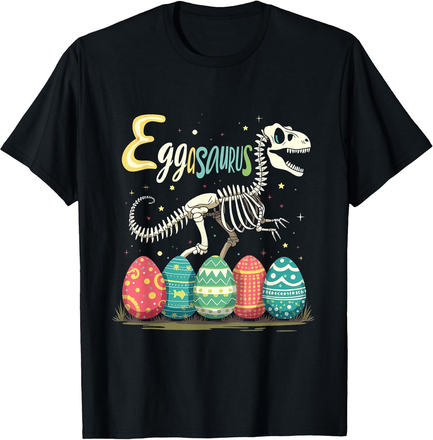 Eggasaurus Dinosaur Easter T-Shirt