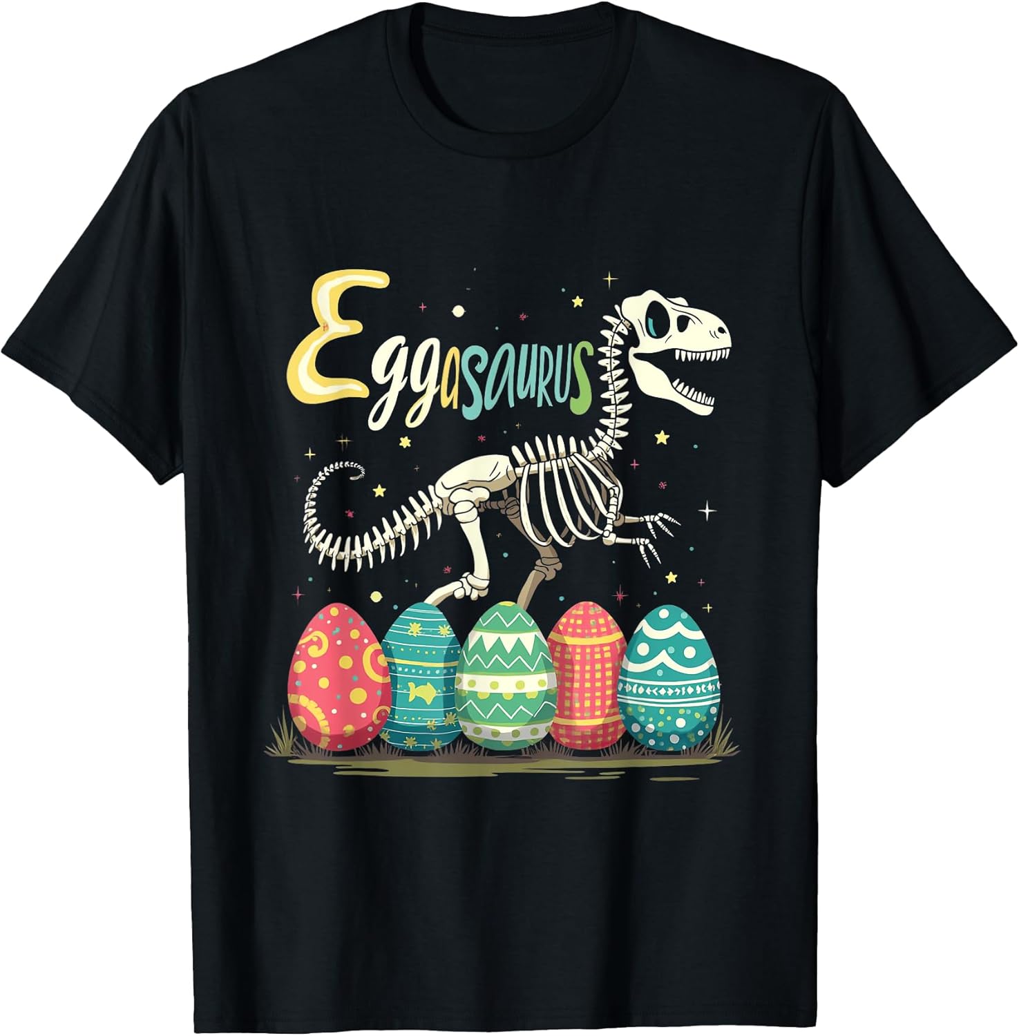 Eggasaurus Dinosaur Easter T-Shirt