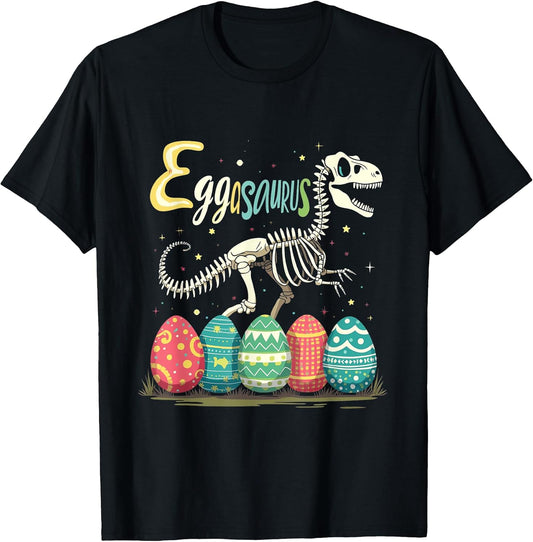 Eggasaurus Dinosaur Easter T-Shirt