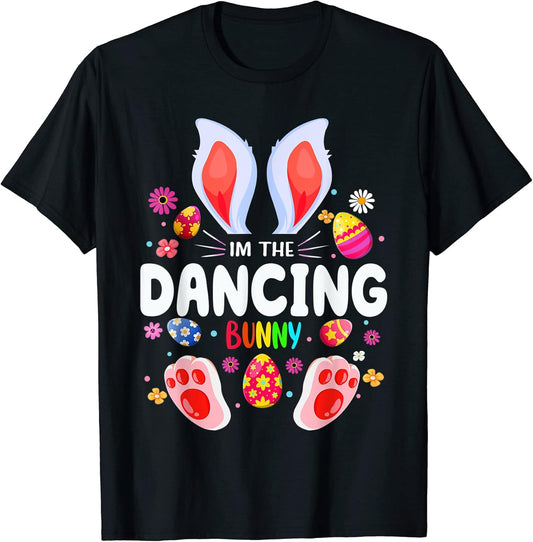 Mens I'm The Dancing Bunny Matching Family Easter Party T-Shirt