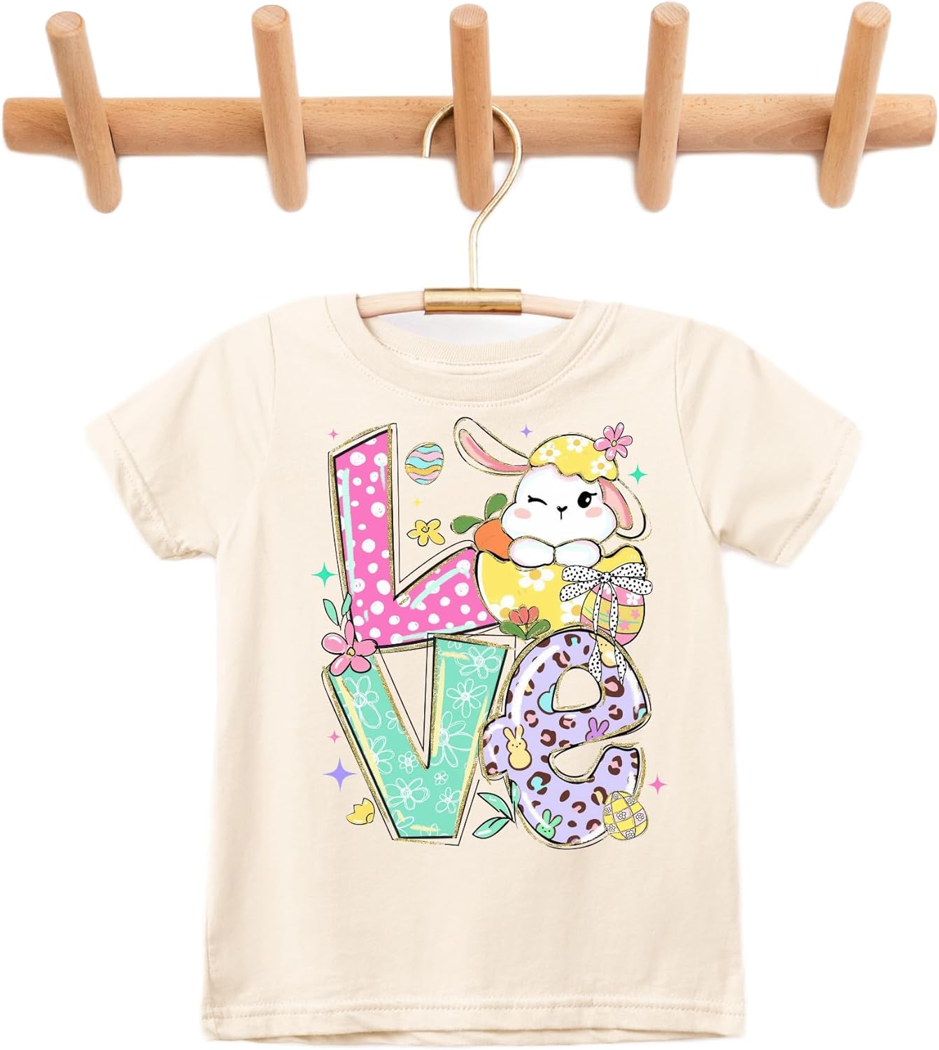 Love Bunny Graphic Tee for Kids – Cute Easter & Spring T-Shirt