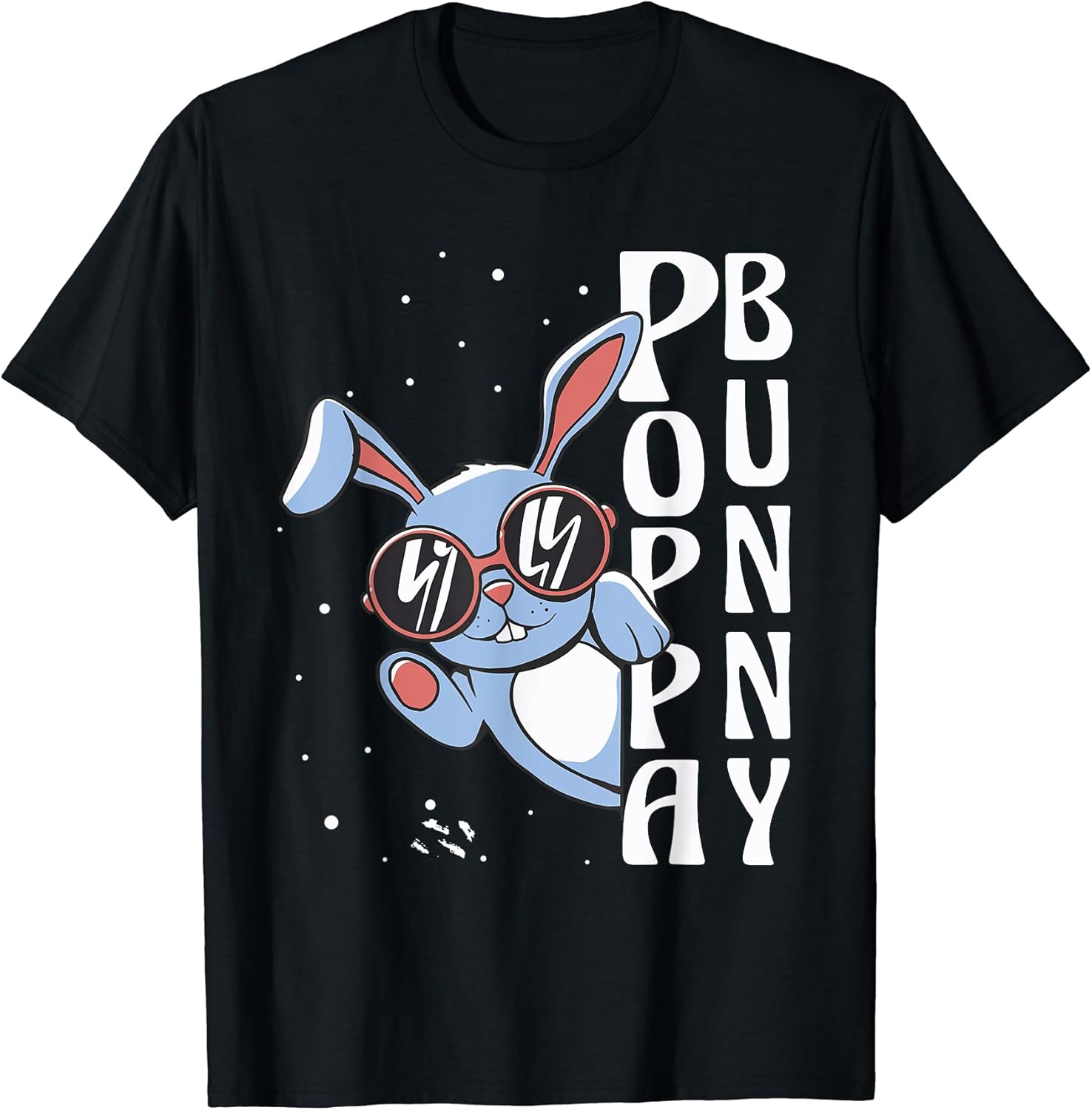 Easter Bunny Poppa With Sunglasses Family Matching T-Shirt