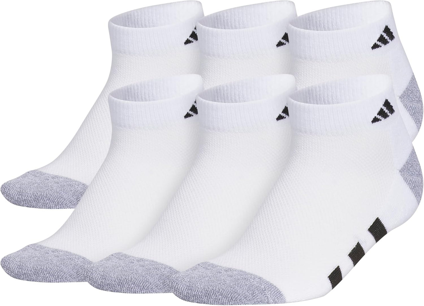 Boy's Cushioned Angle Stripe Low Cut Socks 6-Pack (Little Kid/Big Kid/Adult)