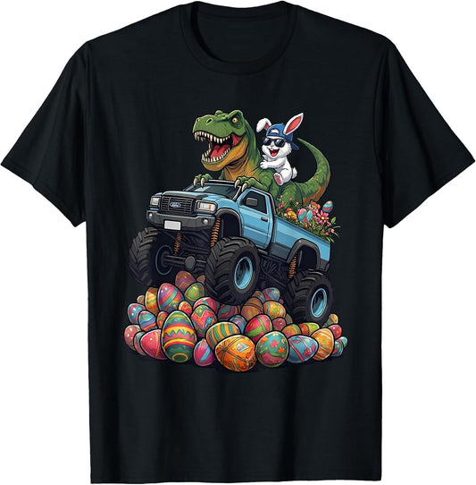 Easter Bunny Dinosaur Monster Truck | Boys, Kids, & Toddlers T-Shirt