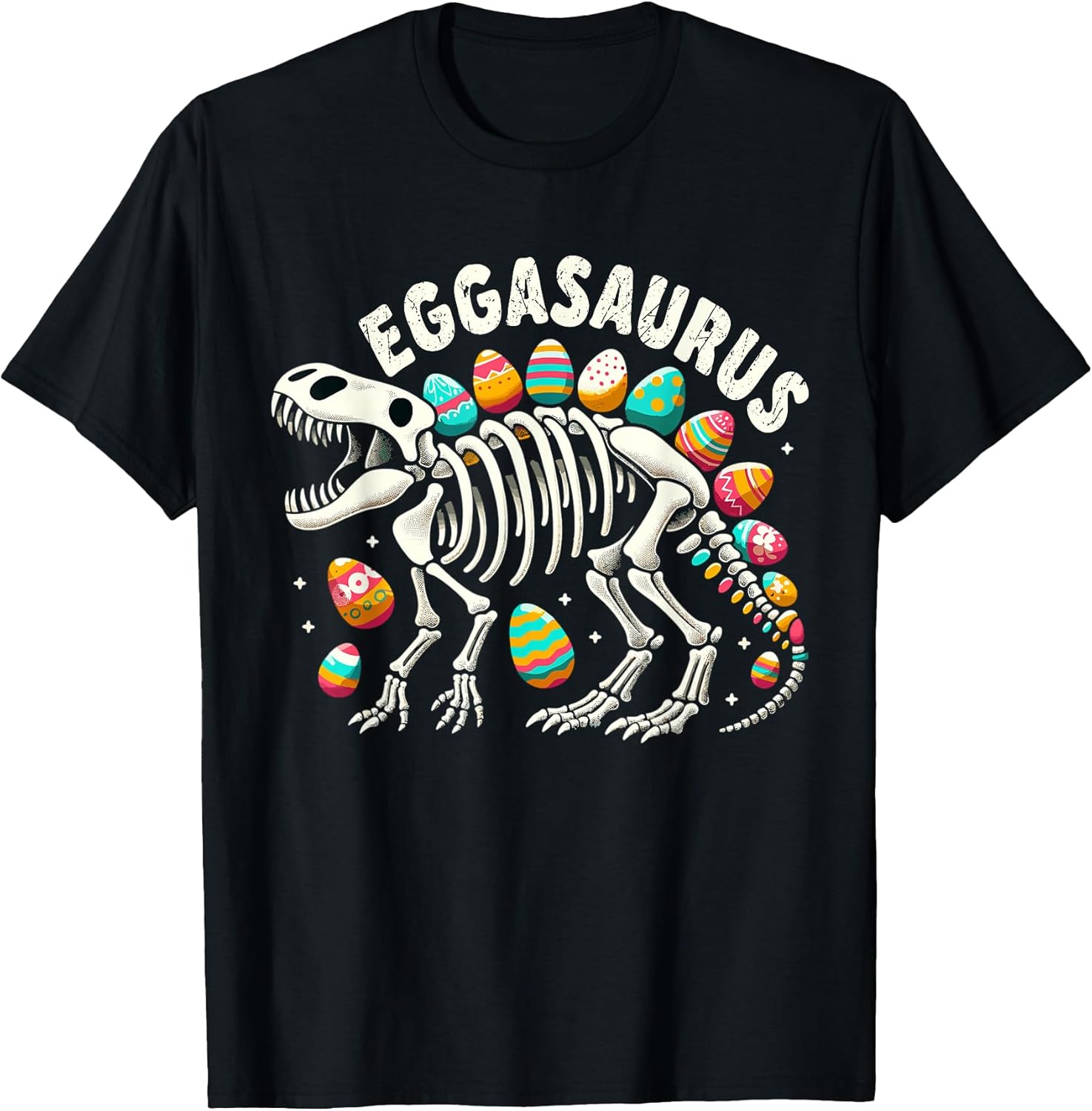 Eggasaurus Easter Stegosaurus Dinosaur T-Shirt