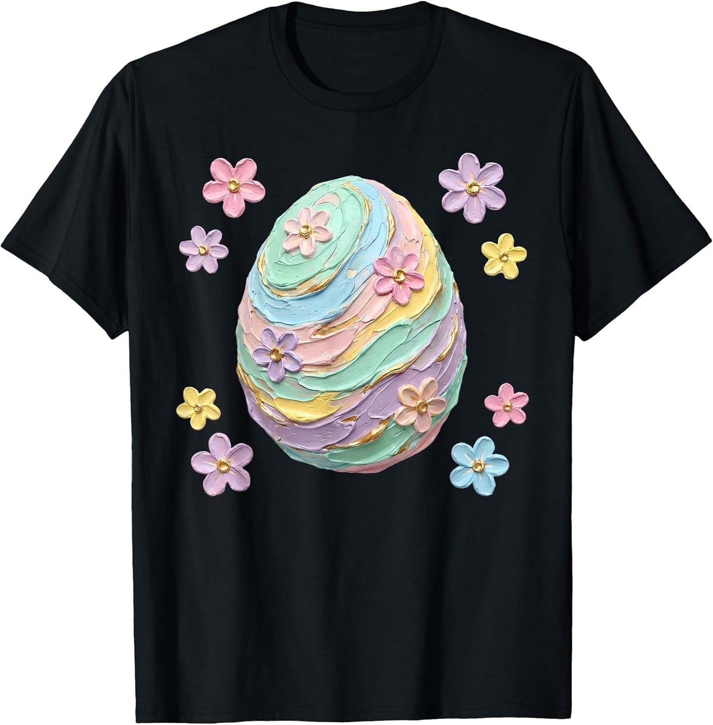 US32 l Easter egg with flowers spring celebration