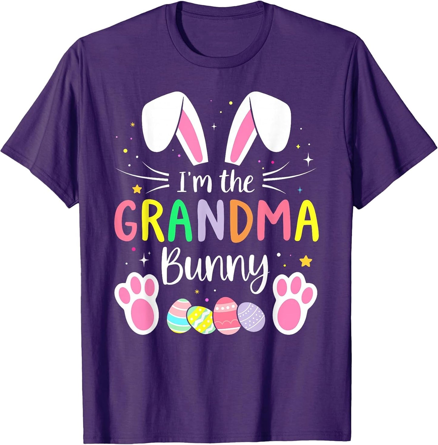 Im the grandma bunny funny matching easter family T-Shirt