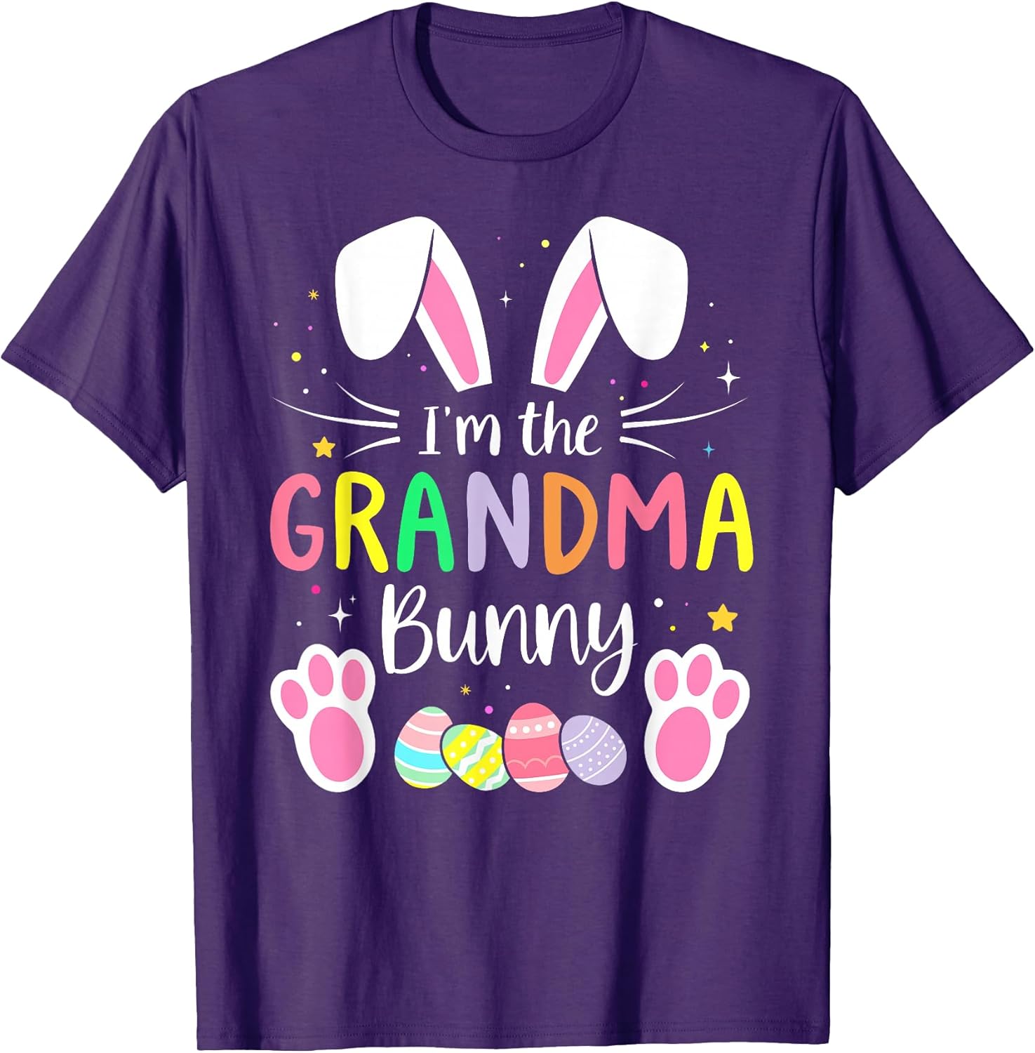 Im the grandma bunny funny matching easter family T-Shirt
